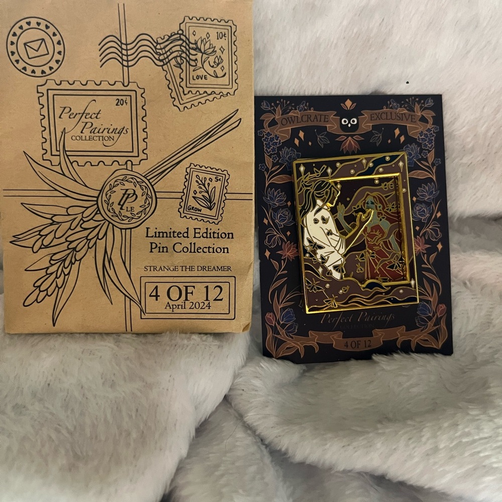 Perfect Pairings pin- Strange the Dreamer